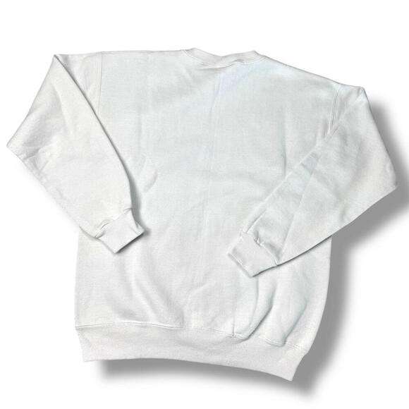 Vintage Jansport The Citadel Mom Sweatshirt White Made in USA Military Academy L - Picture 5 of 7